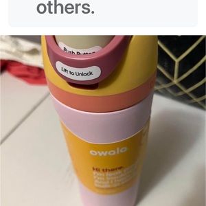 Owala insulated tumbler. New with tags.  Pink and yellow